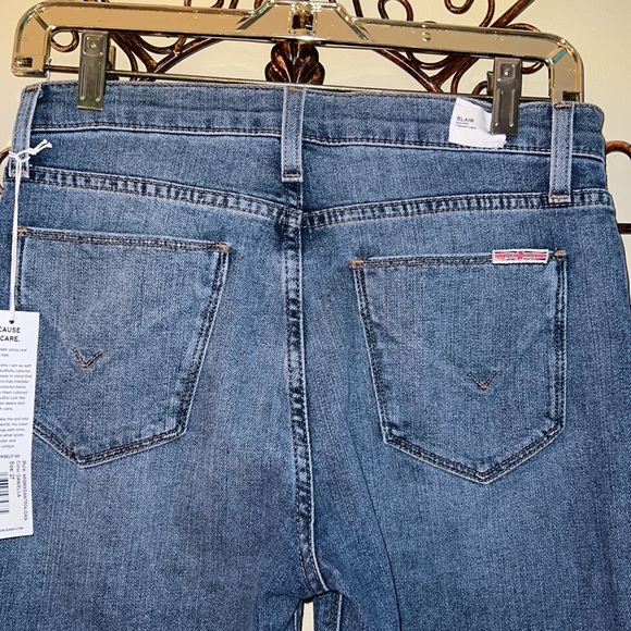 HUDSON BLAIR HIGH RISE STRAIGHT CROP in DANIELLA - Picture 9 of 10